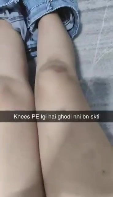 Desi Snapchat Girl Destroying Her Both Hole With Cucumber & moan baby ajao na chodne mereko isse man nai bhar raha. - Additional Image