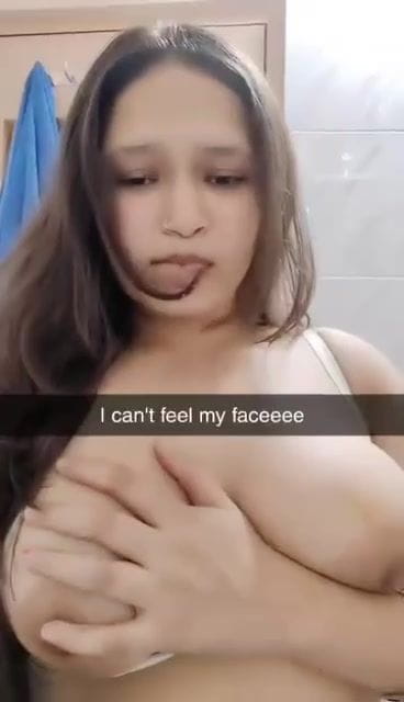 Desi Snapchat Girl Destroying Her Both Hole With Cucumber & moan baby ajao na chodne mereko isse man nai bhar raha. - Additional Image