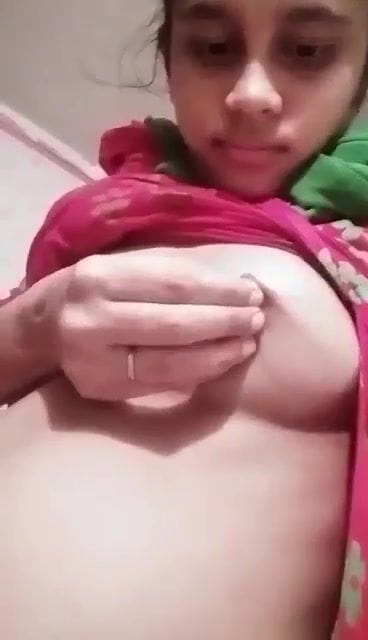 Slim cute gf showing