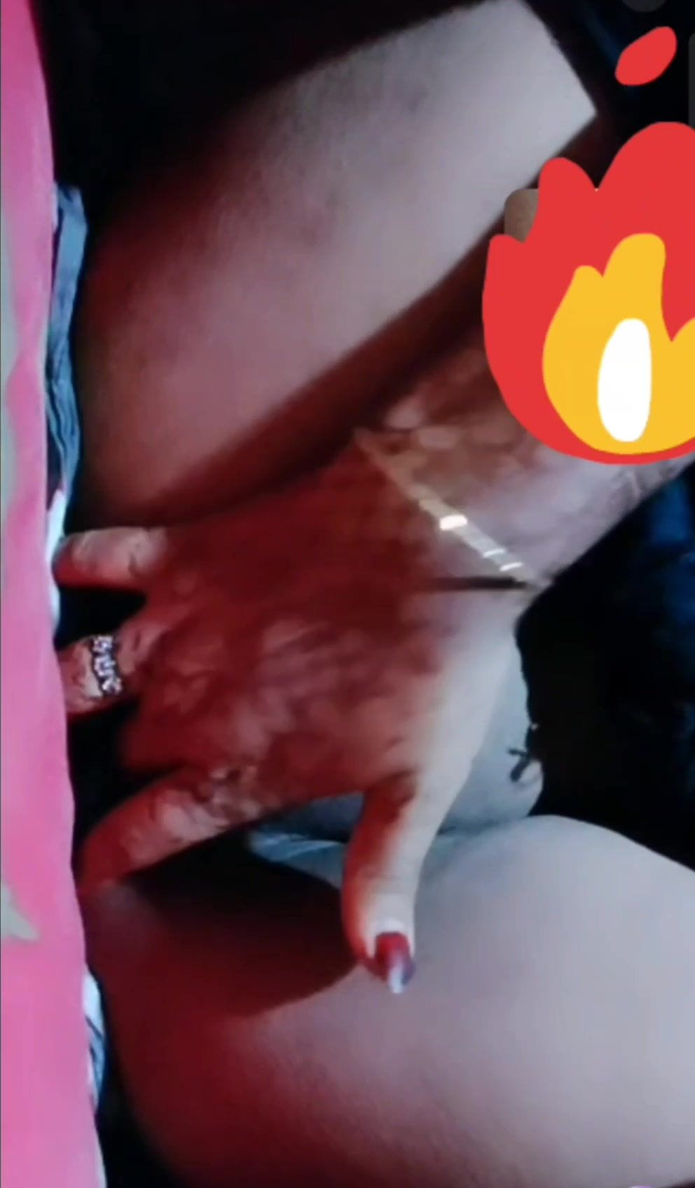 Sexy Cute Chubby Village Girl Rubbing Wet Pussy on VC - Additional Image