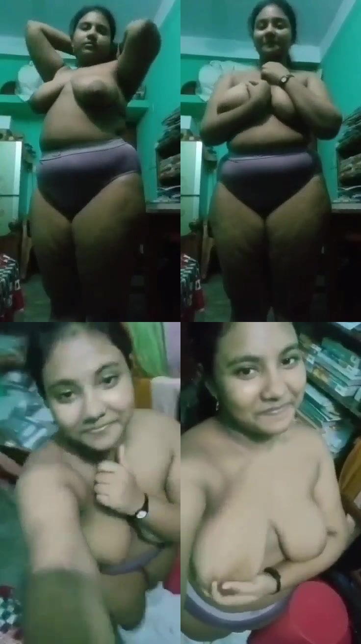 Cute Girlfriend Ne Dikhayi Apni Moti Gand Ke Sath Apni Badi Chuchiya