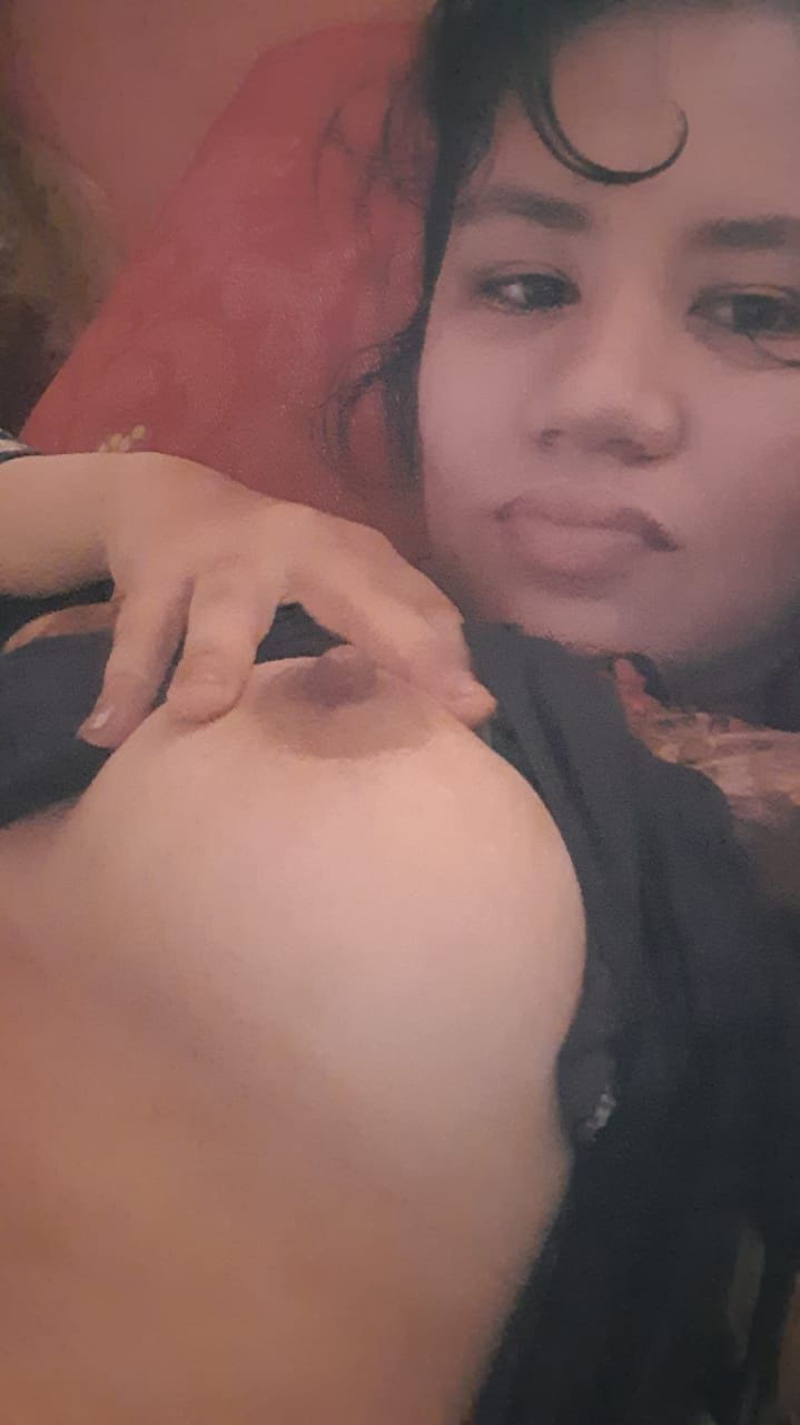 Young Bengali GF Pressing Boobs and Masturbating with Cucumber - Additional Image