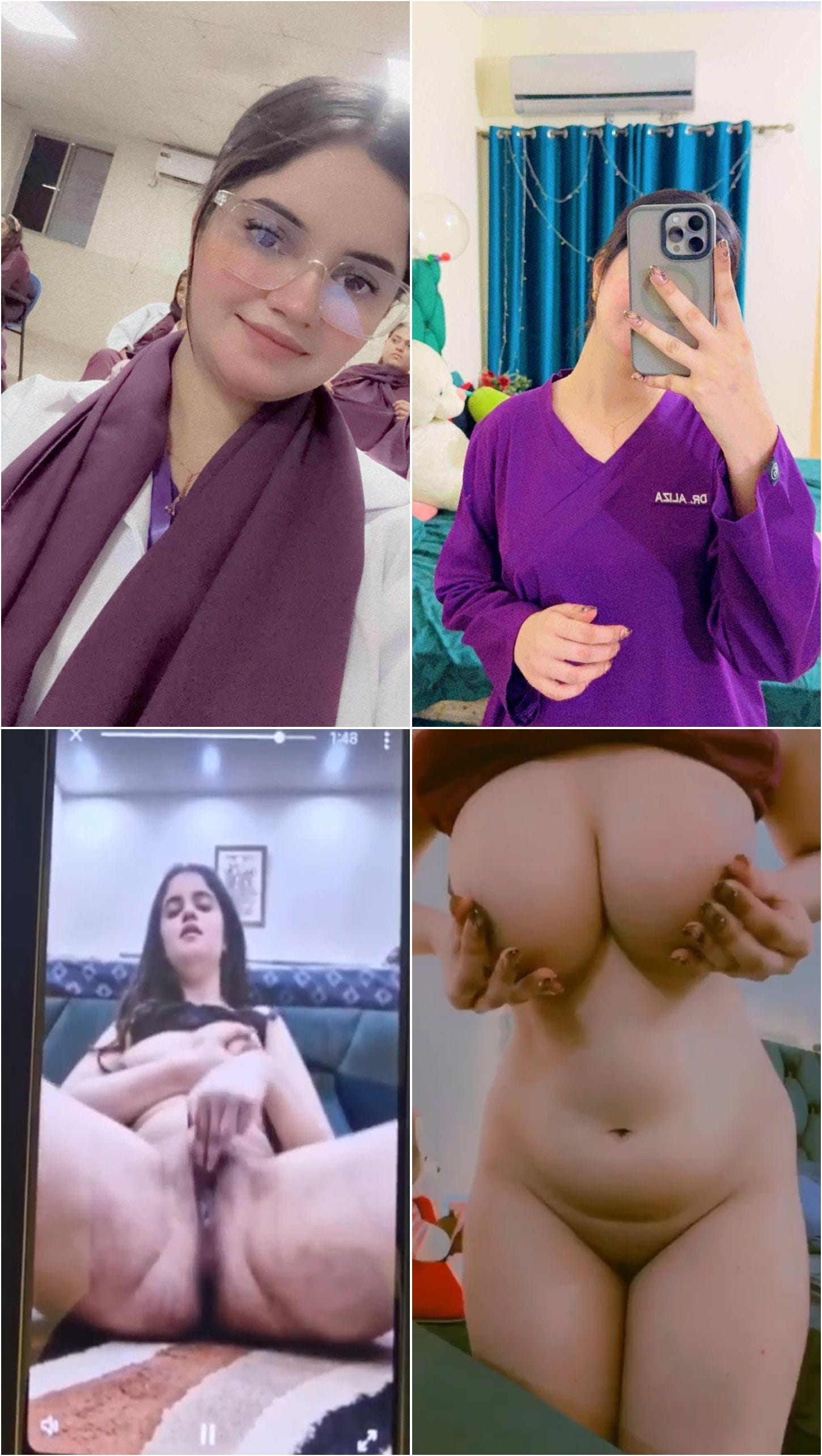 South Indian Very Beautiful Horny Snapchat Girl Aleza Pressing Big Boobs, Mastrubate & Full Nude Showing