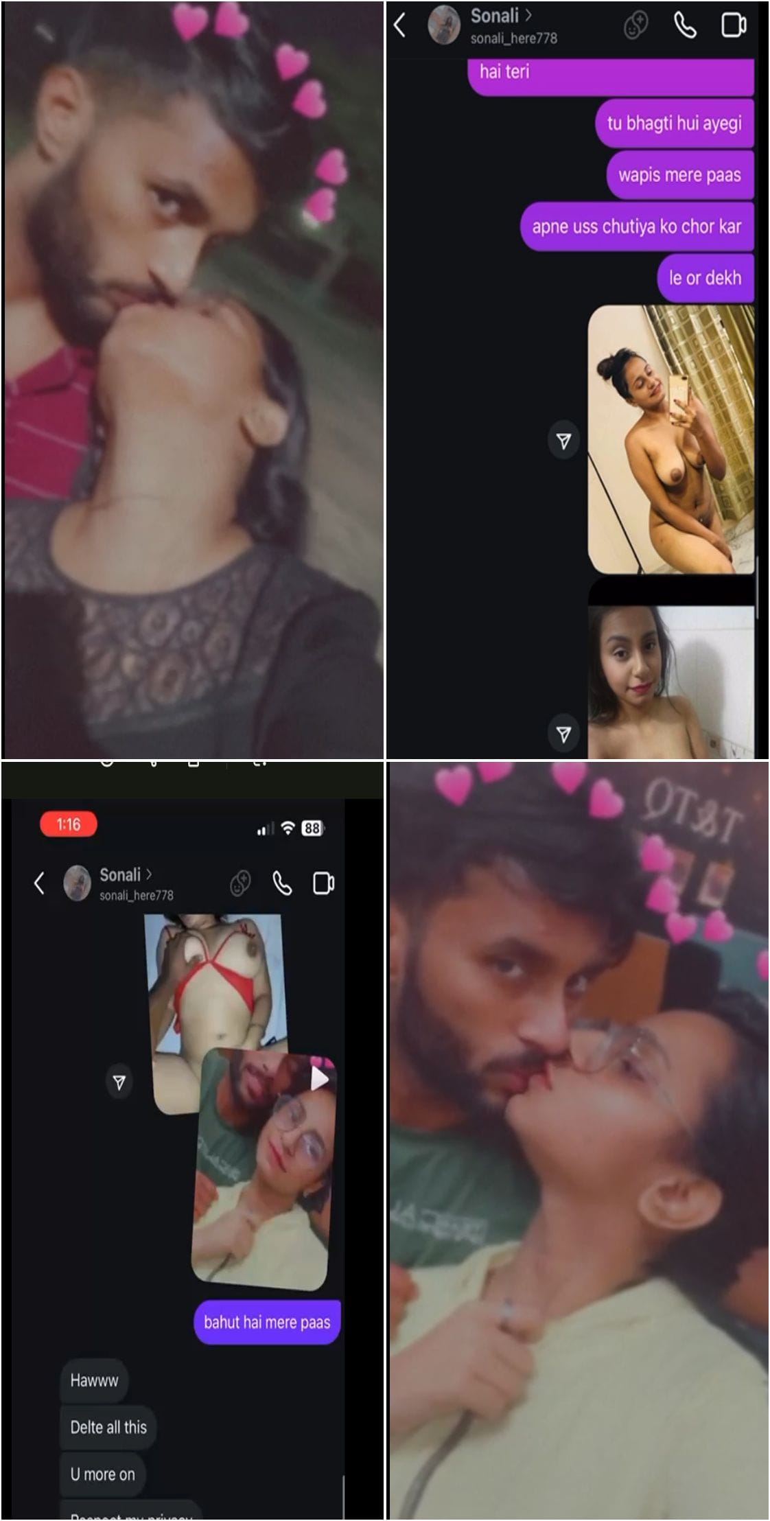 Horny Chatting Girl Sonali Nude mms leak