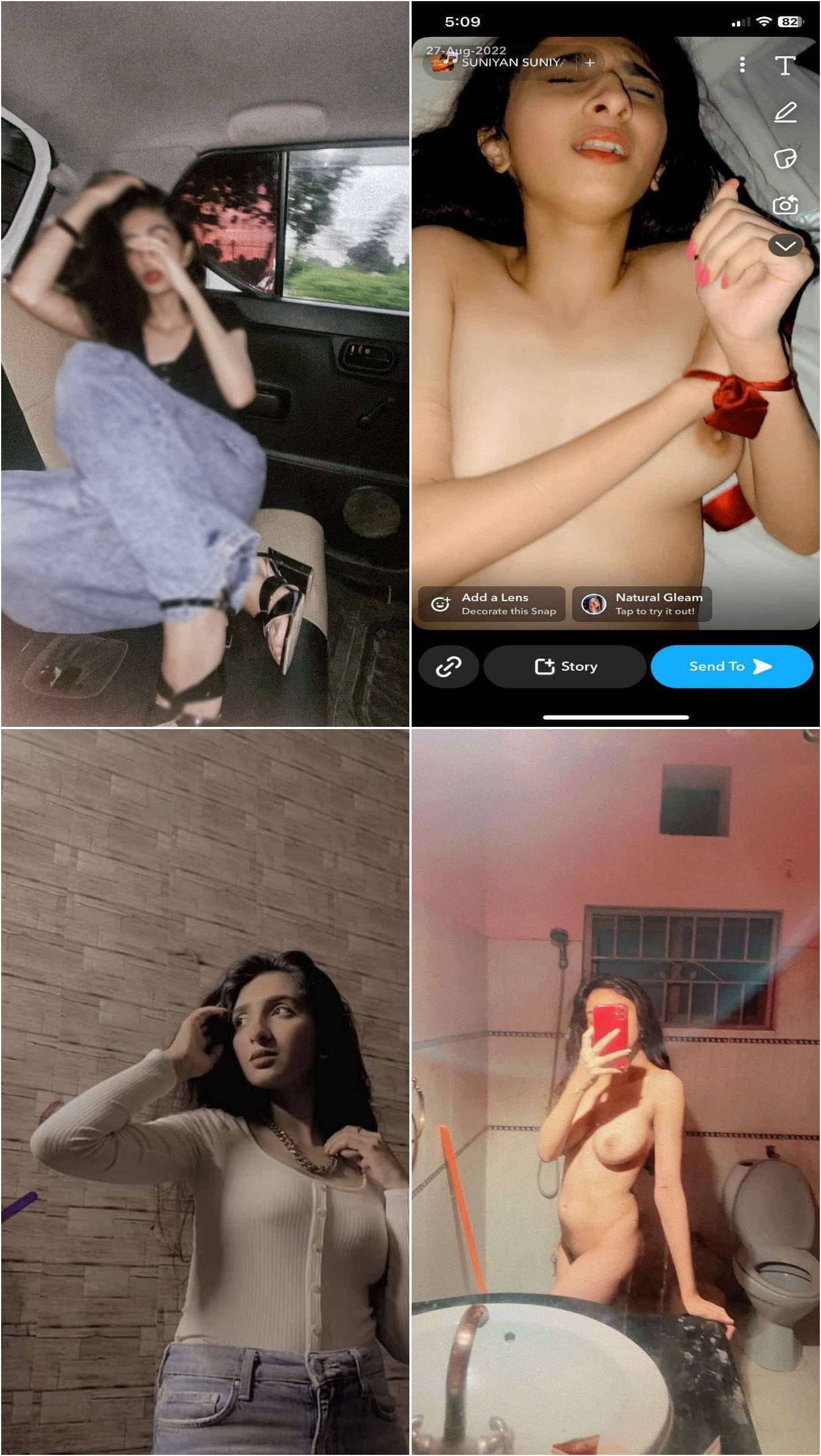 Viral Tiktok Girlfriend Arisha Nude Bath, Blowjob Cum In Mouth & Hard Fucking