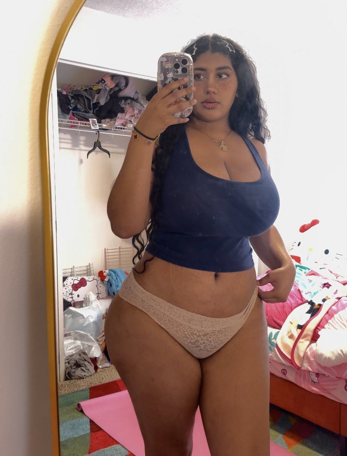 Thick Tanvi Indian babe Fucking Hard In Dogy Style - Additional Image