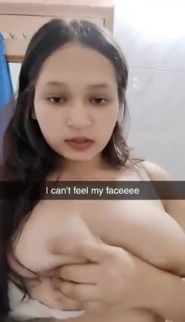 Desi Snapchat Girl Destroying Her Both Hole With Cucumber & moan baby ajao na chodne mereko isse man nai bhar raha. - Additional Image